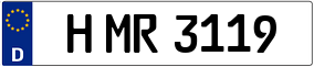 Truck License Plate